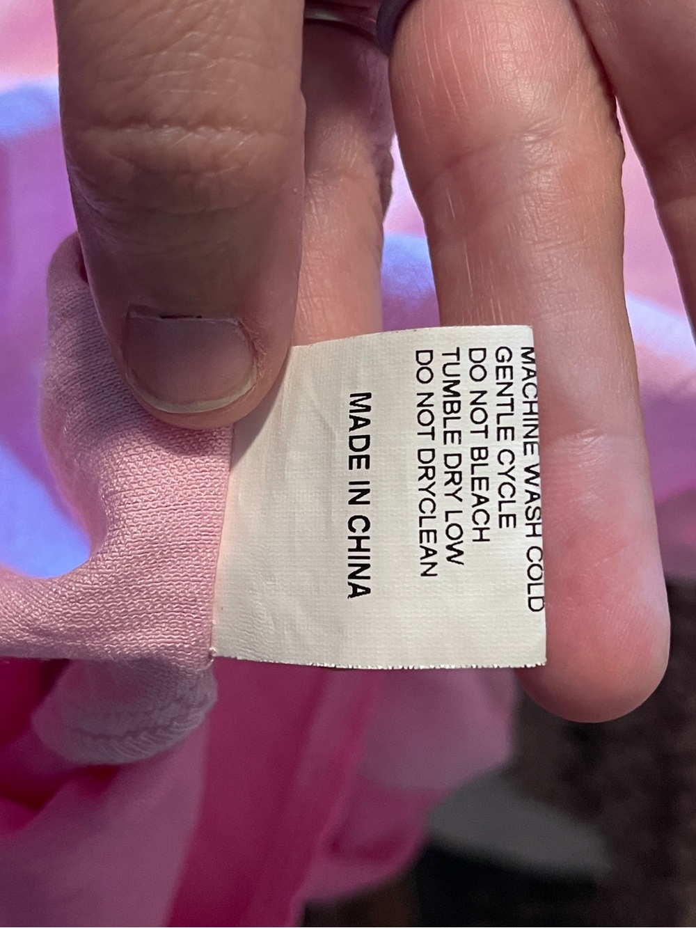 Two-Tone Pink Button-Front Tiered Dress Top - Picture 6 of 6